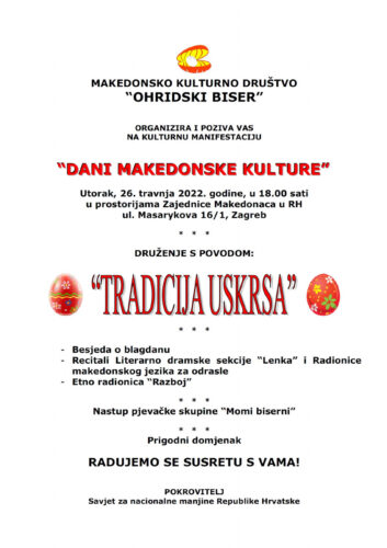 Pozivnica: Tradicija Uskrsa