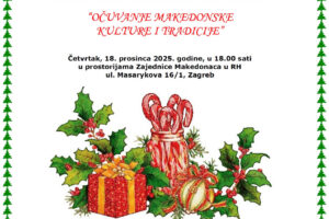 Pozivnica: Očuvanje makedonske kulture i tradicije u Zagrebu