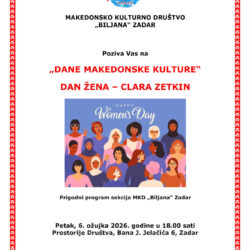 Pozivnica: Proslava povodom Dana žena u Zadru