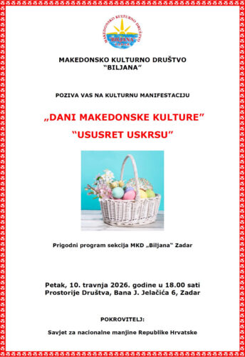 Pozivnica: U susret Uskrsu